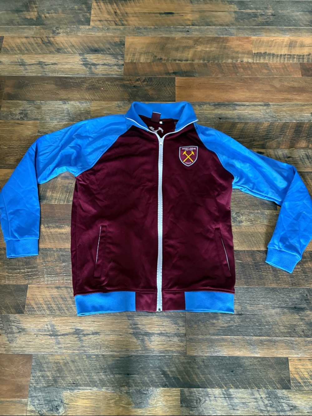 West‎ Ham United Burgundy & Sky Blue Track Jacket